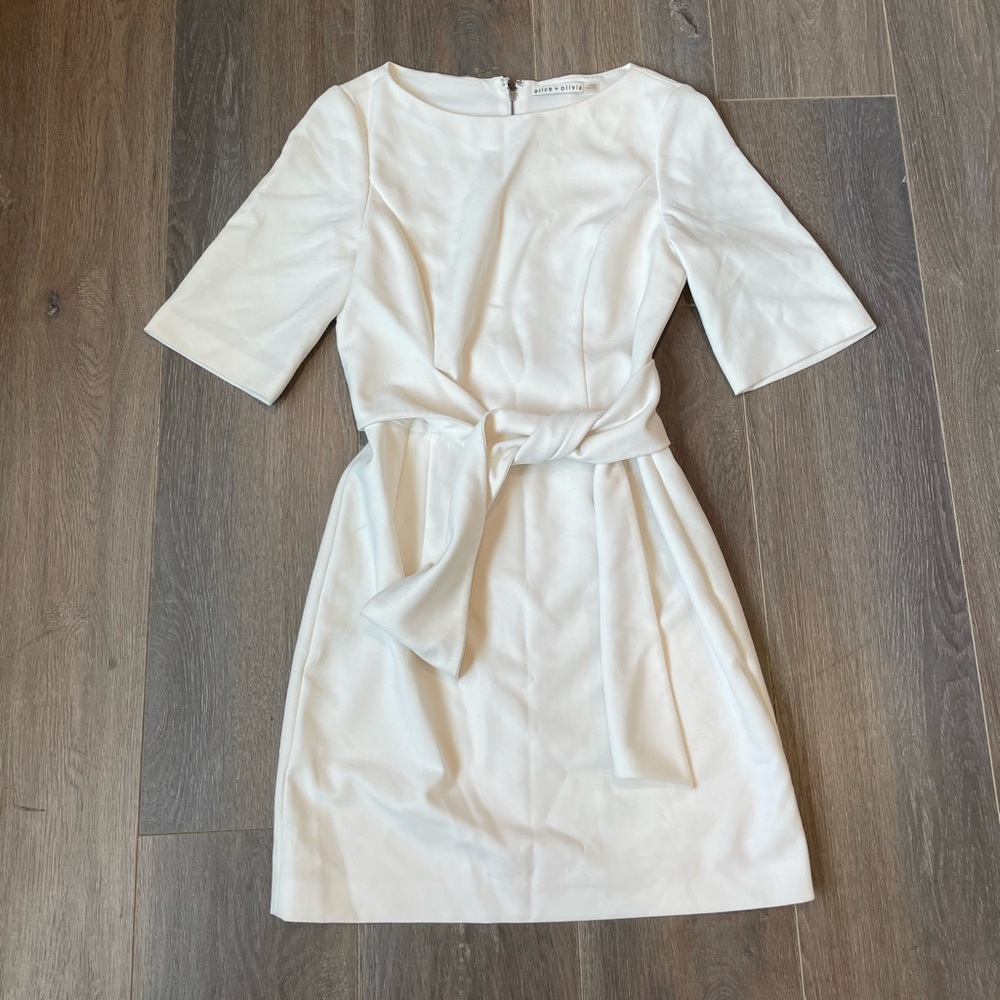Alice McCall dress size 4 off white cream